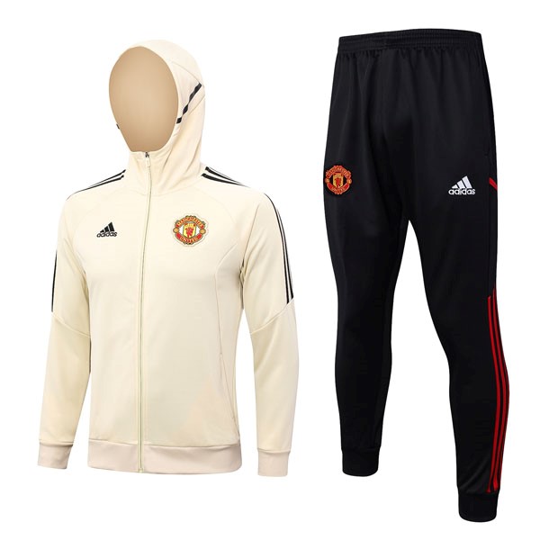 Chandal Con Capucha Manchester United 2023 2024 Amarillo